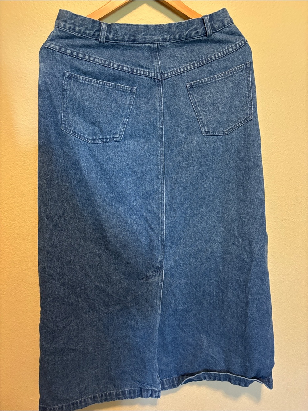 Christopher & Banks Dark Blue Denim Maxi Skirt - Picture 7 of 8